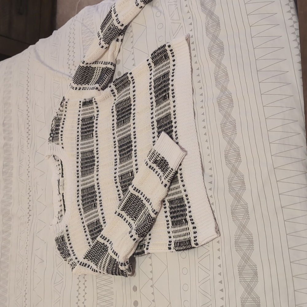 Cable knit sweater